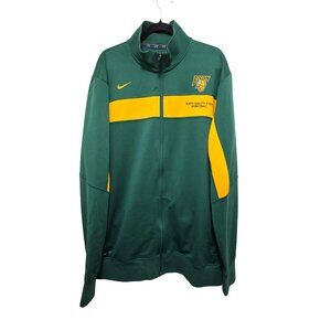 Nike North Dakota State Bison Full-Zip Track Jacket Green & Yellow Men's XLT